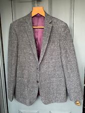 Limited Edition Wool Tweed Jacket - Grey - Medium - Moon Fabric