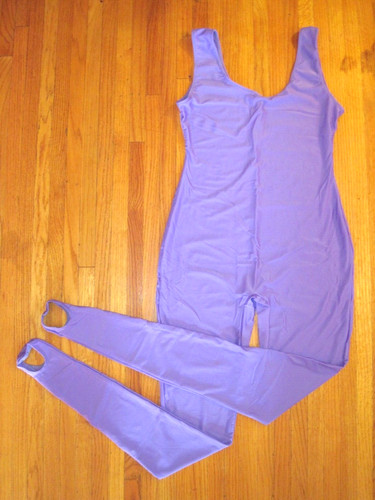Plus size shiny violet tank - size,
