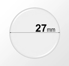 27mm Round Clear Epoxy