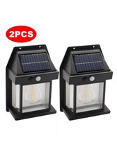 2X  Solar Tungsten Wall Light