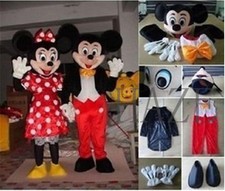 Mickey and Minnie Mouse Mascot