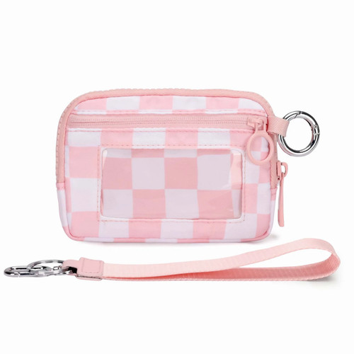 Women checkered card case - women's,