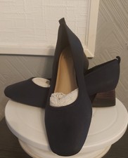 Evans Wide Fit Navy Blue Shoes