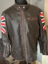 Vintage Brown Leather Jacket