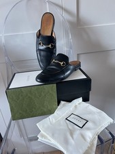 Gucci Princetown Leather Mules