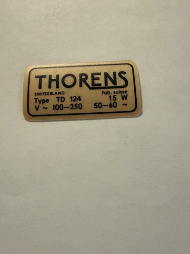 Thorens 124 turntable info - turntable,
