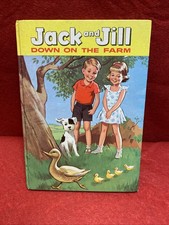 Jack And Jill Down on the Farm Annual Vintage Illustrated HB Book Free P&P