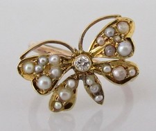 Gold Diamond Ring - Vintage