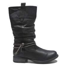 RIEKER Womens Black Synthetic