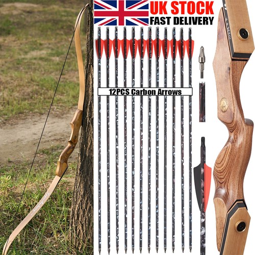 Recurve bow 30 - 60", 30-50lbs
