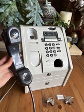 Vintage 90s BT Contour 200 Public Payphone untested with Keys. 