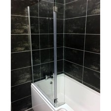 Bath Screen with Return for L