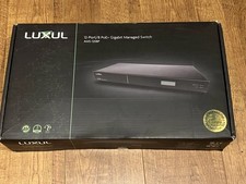 Luxul AMS-1208P 12-Port/8 POE+ Gigabit Managed Switch