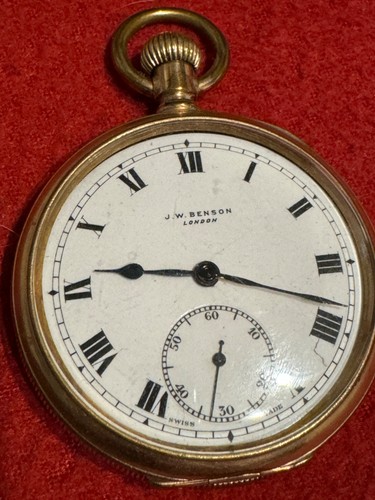 Benson pocket watch gold - watch,
