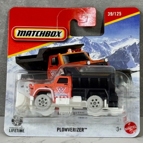Matchbox plowverizer snow plow - plowverizer,