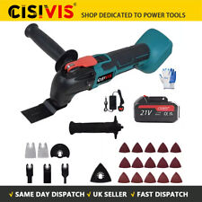 Cordless Oscillating Multi Tool Sander Scraper Saw For Makita 18V Batteries UK.