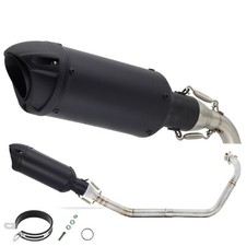 Lexmoto XTR S 125 Skyjet XGJAO Full Exhaust System Black Silencer 325mm