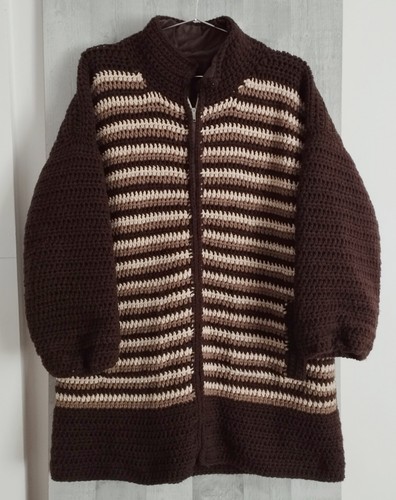 Handknit crochet zip - handknit,