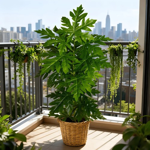 Large artificial tropical leaf - large,