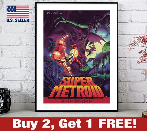 Super metroid poster 24 - x, 24"