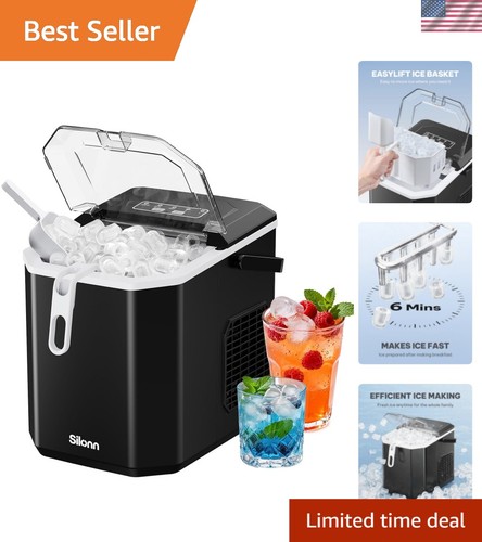 Self cleaning portable ice - portable,