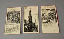 Ceramic Tiles Set of 3 Vintage