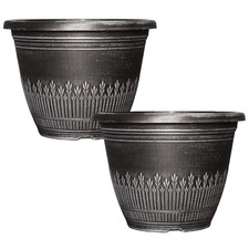 Planters Set of 2 Round 40cm