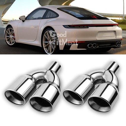 Dual exhaust pipe tips - dual,