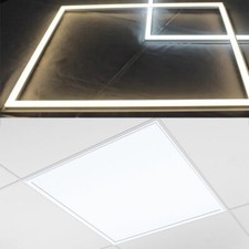 LED Panel Light 600 x 600 mm Flat Recessed Ceiling Suspended 48W Office Workshop