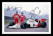 Alain Prost & Ayrton Senna  -