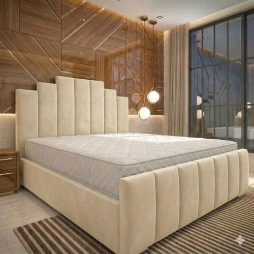 Luxury plush ottoman - plush,
