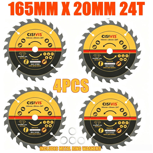 4pcs professional 165mm tct - professional,