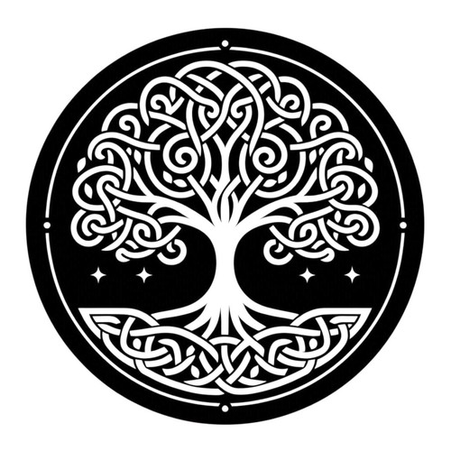 Celtic tree life vinyl - celtic, of