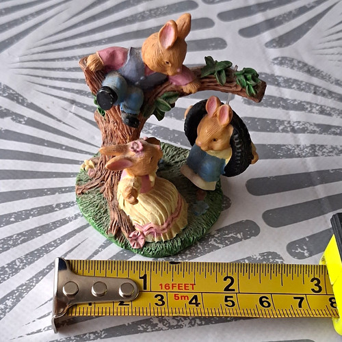 Rabbit ornament figurine - figurine,