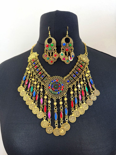 Afghan style bohemian gold - style,