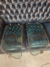 Pair of Classic Mini Opening Rear Quarter Side Window Drivers Passenger Windows 