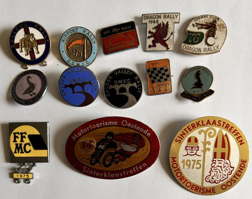 Motorcycle rally pin - motorcycle,