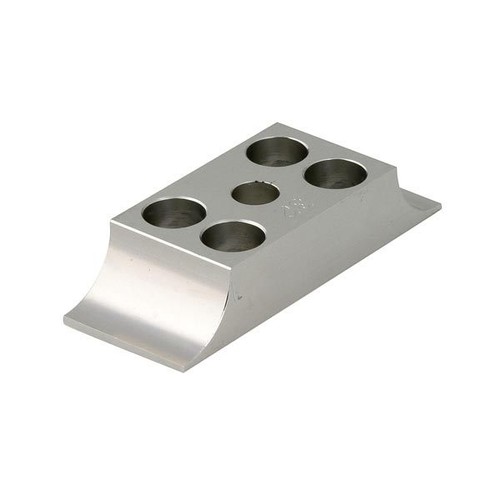 Engine mount clamp - 28mm, silver