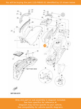 YAMAHA Cover 1, 11D-F4845-01
