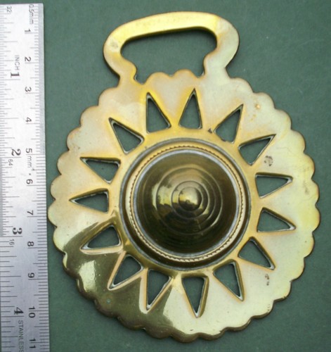 Horse brass small bee - horse, hive