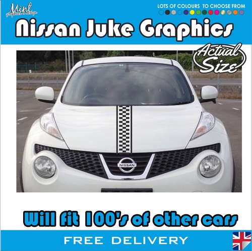 Nissan juke bonnet stripes - nissan,