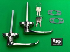 2 x Chrome Lever Handle