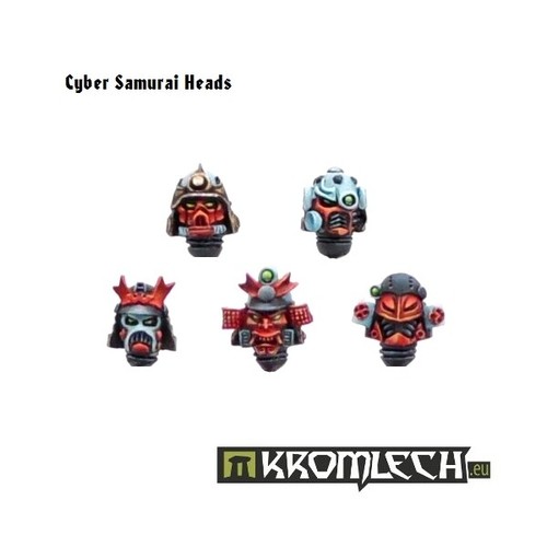 Kromlech cyber samurai heads - cyber,