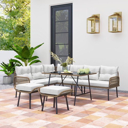 Piece rattan garden - 6,