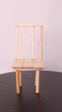 Unfinished Dolls House Chair Approx 1:12 Scale One Of A Kind