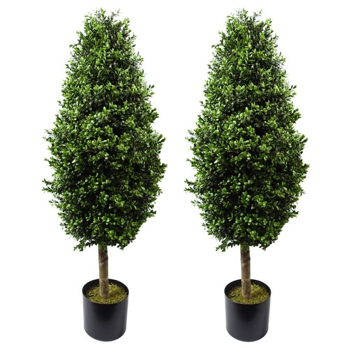 120cm pair artificial buxus - of,