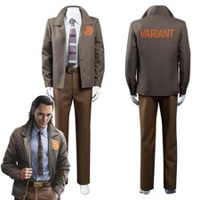 Loki Grey Suit Cosplay Costume