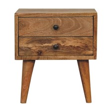 2 Drawer Classic Bedside Table