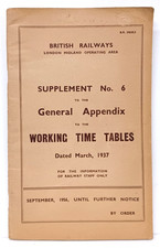 1956 BRITISH RAILWAYS LONDON