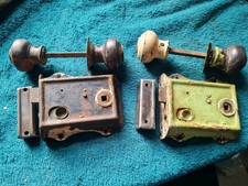 Set of 2 old antique door rim